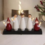 Smuk lysestage Luciakör m. 5 lys