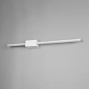 LED-væglampe Cassino, hvid mat, bredde 70 cm, metal