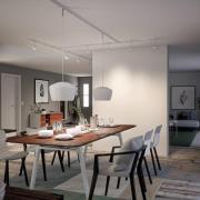 Paulmann URail kabelindføring, signalhvid, 200 cm