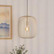 Hængelampe Romazzina, beige, Ø 33 cm, metal, E27
