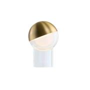 FRANDSEN LED-batteridrevet bordlampe Pila, messing, 20 cm, dæmpbar