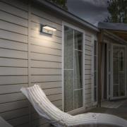 OSRAM solcellelampe ENDURA STYLE ROBUST grå, sensor IP54 USB