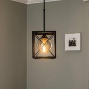 Hængelampe AV-1732-1BSY sort, 1 lyskilde