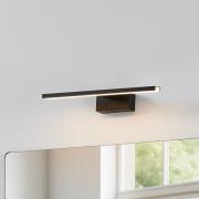 LED-væglampe Conettilla, sort, bredde 40 cm, IP44, CCT