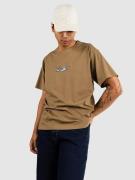 Welcome Shell Garment-Dyed T-shirt brun