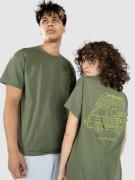 Autumn Headwear Home T-shirt grøn