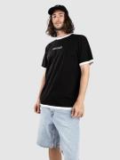 Volcom Fullring Ringer T-shirt sort