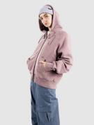 Carhartt WIP Taos Hættetrøje med lynlås pink