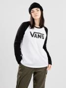 Vans Flying V Raglan Langærmet t-shirt hvid