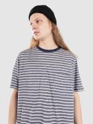 Anerkjendt Akkikki Cot/Linen Stripe T-shirt mønster