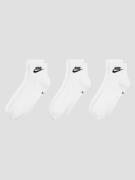 Nike Everyday Essential Ankle 3 Pairs Socks hvid