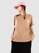 Roxy Oceanregular Poster T-shirt brun