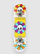 Blind Reaper Bloom Yth Fp Soft Wheels 7.375" Skateboard hvid