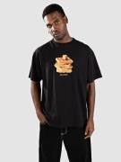 Monet Skateboards Breakfest Boxy T-shirt sort