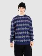 Santa Cruz Wired Knit Crew Pullover blå