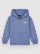 Quiksilver Graphic Kids Hættetrøje med lynlås blå