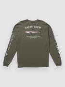 Salty Crew Bruce Langærmet t-shirt grøn