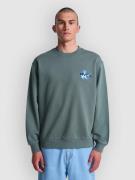 RVCA AF Twin Tulips Crew Sweater grøn
