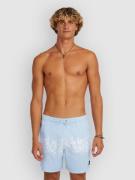 O'Neill Uni Flower 16" Boardshorts blå