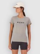Mons Royale Icon Merino Classic T-shirt grå