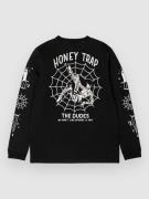 The Dudes Black Web Classic Longsleeve T-shirt sort