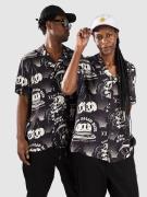 The Dudes Dark Pattern Hawaiian Skjorte sort