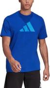 Adidas Future Icons Logo Tshirt Herrer Kortærmet Tshirts Blå L