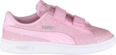 Puma Smash V2 Glitz Glam Sneakers Unisex Sko Pink 34