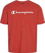 Champion Script Logo Crewneck Tshirt Herrer Spar2540 Orange L