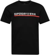 Superdry Code Tech Graphic Tshirt Herrer Kortærmet Tshirts Sort S