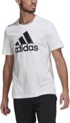Adidas Essentials Big Logo Tshirt Herrer Kortærmet Tshirts Hvid S