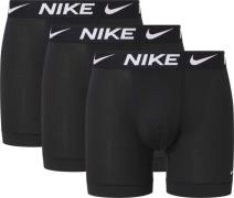 Nike Underbukser, Polyester, 3pak Herrer Tøj Sort S