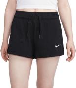 Nike Sportswear Ribbed Highwaist Shorts Damer Shorts Sort Xs