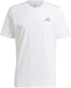 Adidas Essentials Embroidered Small Logo Tshirt Herrer Tøj Hvid S
