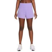 Nike Drifit Bliss Highwaist 3" Shorts Damer Tøj Lilla S