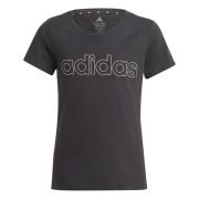 Adidas Essentials Lin Tshirt Unisex Kortærmet Tshirts Sort 152