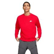 Nike Sportswear Club Fleece Sweatshirt Herrer Tøj Rød L