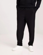 Selected Homme SLHSTRAIGHT196-Plisse Trouser Ex Bukser Black
