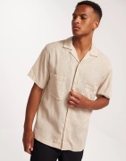 Jack & Jones Jprcccairo Linen Resort Shirt S/S Kortærmede skjorter Cro...