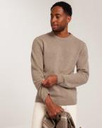 Casual Friday CFKARL crew neck bounty knit Trøjer Beige