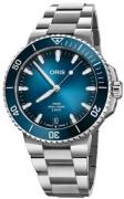 Oris Herreur 01 400 7790 4135-07 8 23 02PEB Aquis Blå/Stål Ø43.5 mm