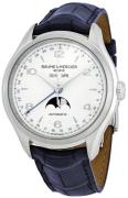 Baume & Mercier Herreur M0A10450 Clifton Hvid/Læder Ø43 mm