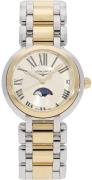 Longines Dameur L8.115.5.31.7 Primaluna Champagne/18 karat guld