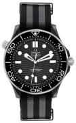 Omega Herreur 210.92.44.20.01.002 Seamaster Diver 300M Sort/Tekstil