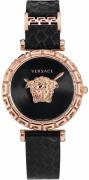 Versace Dameur VEDV00719 Palazzo Sort/Læder Ø37 mm