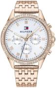 Tommy Hilfiger Dameur 1782143 Sølvfarvet/Rosaguldtonet stål Ø39.8