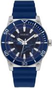 Guess Herreur GW0420G1 Blå/Gummi Ø46 mm