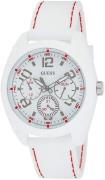 Guess Herreur W1256G2 Hvid/Gummi Ø42 mm