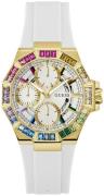 Guess Dameur GW0779L1 Multifunction Hvid/Gummi Ø39 mm