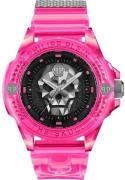 Philipp Plein PWWAA0624 The Skull Scuba Duba Sort/Gummi Ø47 mm